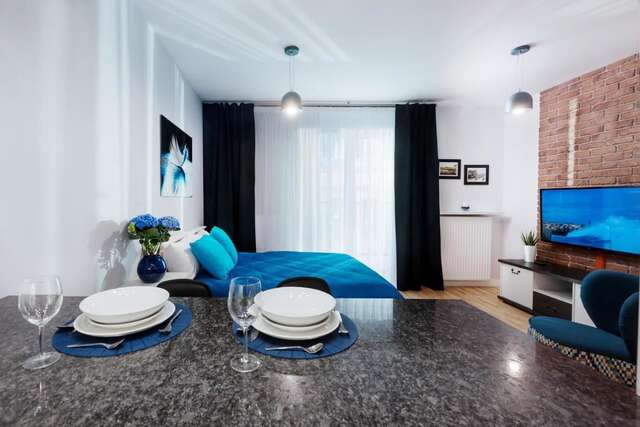 Апартаменты Millennium Manufaktura Yellow Варшава-20